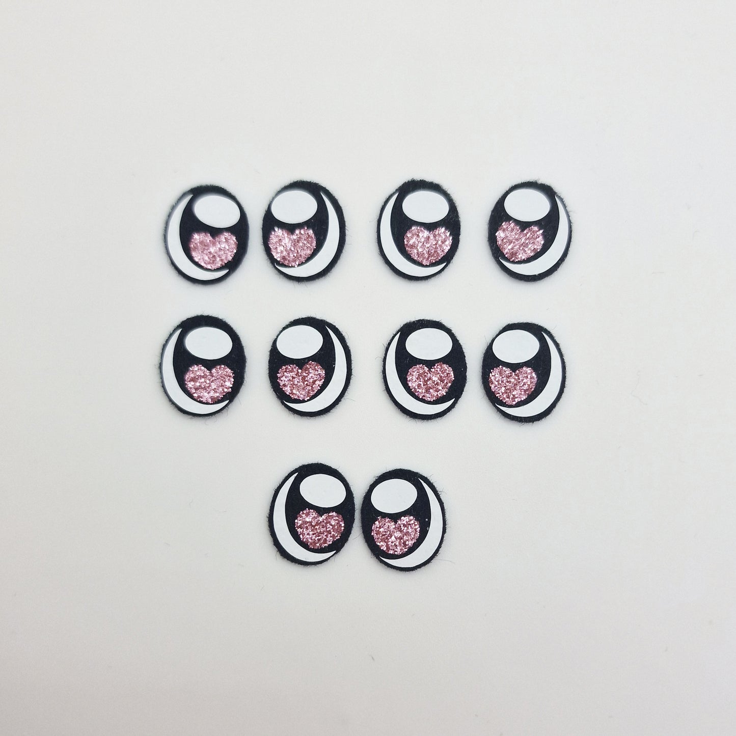 1" Kawaii Felt Eyes (5 pairs)