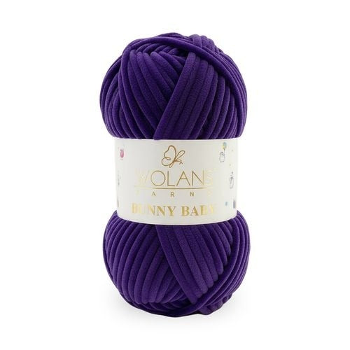 Bright Purple (10095) - Wolans Bunny Baby 100g