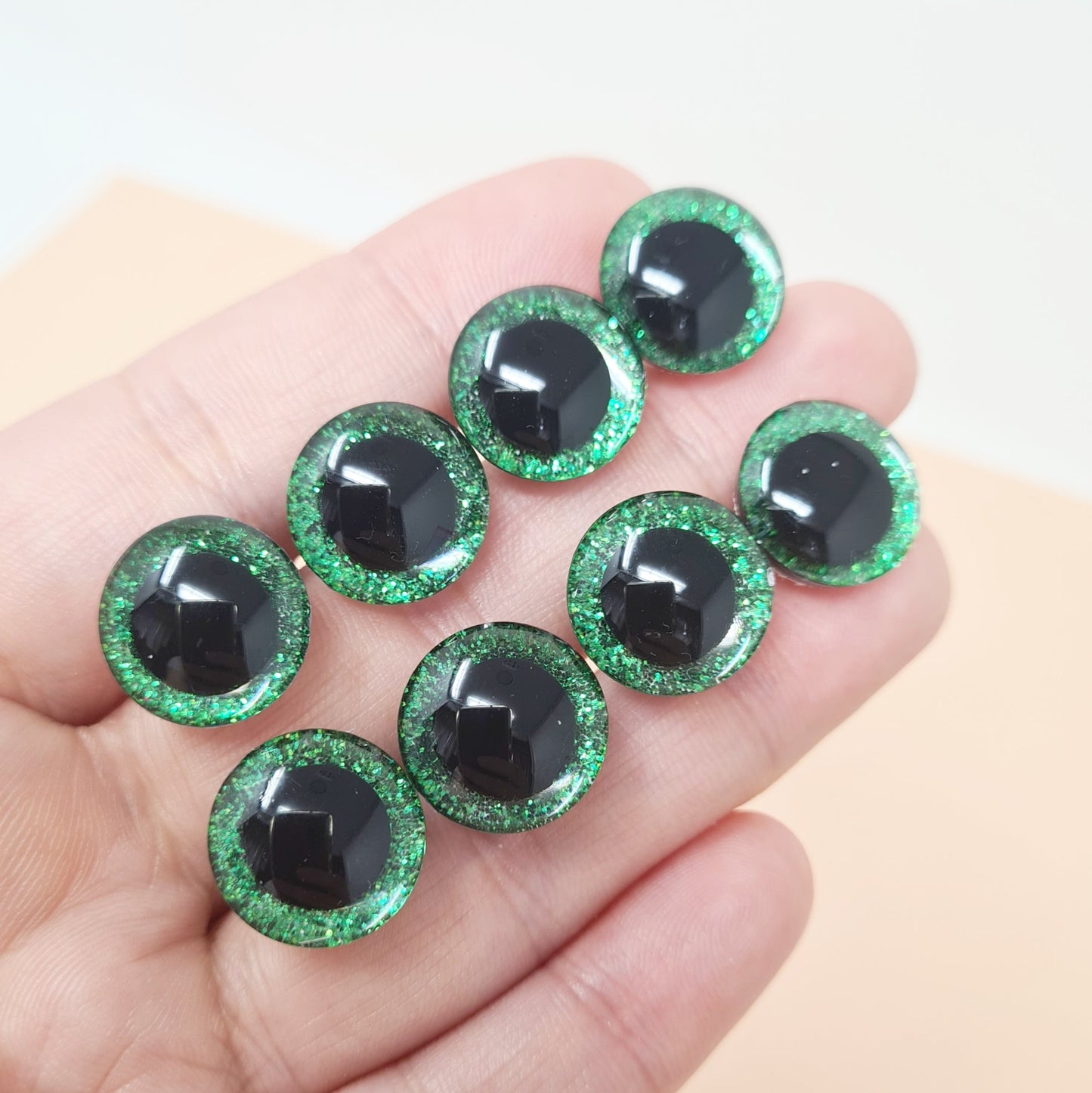 3D Glitter Safety Eyes