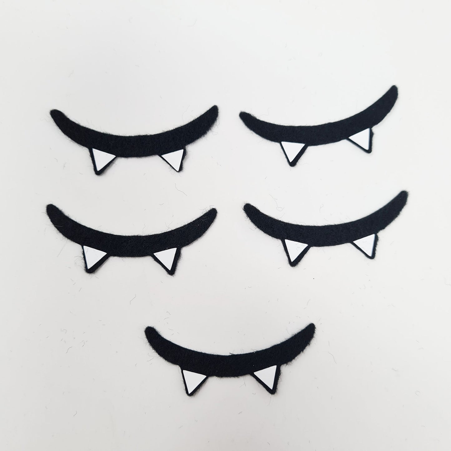 5-Pack Halloween Bat Fang/Mouth for toy making