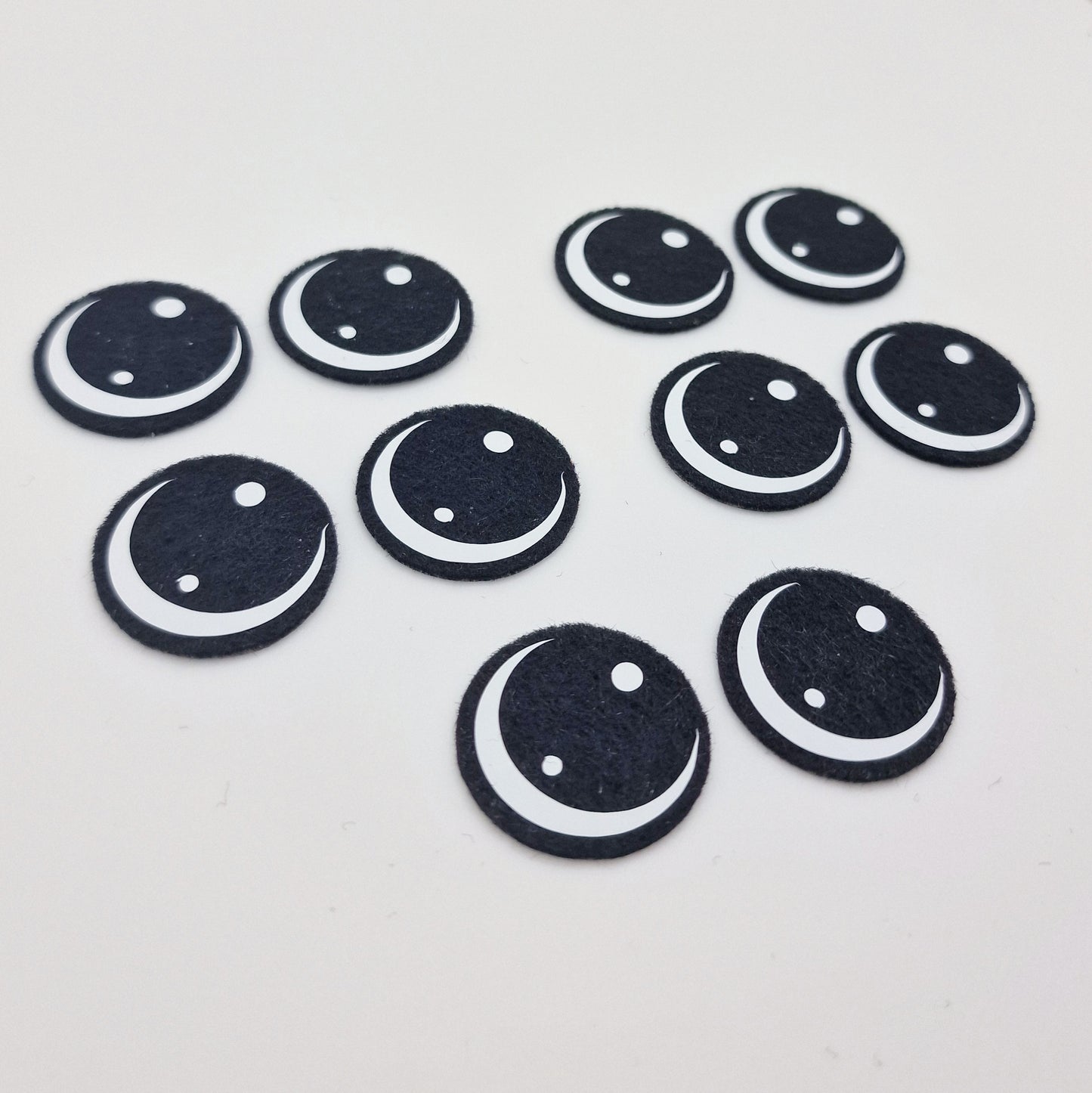 1" Kawaii Felt Eyes (5 pairs)