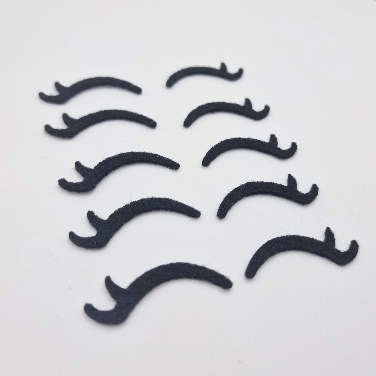 1.5" Felt Eyelash