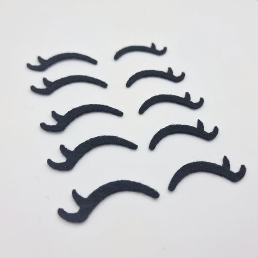 1.5" Felt Eyelash