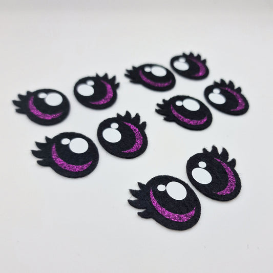 1" Kawaii Felt Eyes (5 pairs)