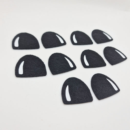 1" Kawaii Felt Eyes (5 pairs)