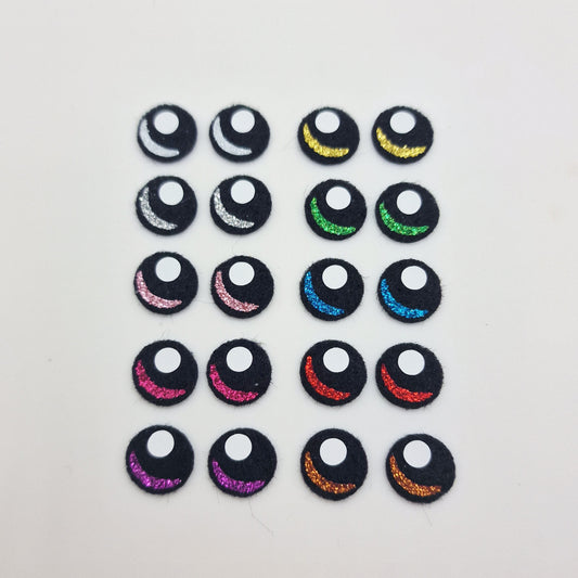1.2" Kawaii Felt Eyes (5 pairs)