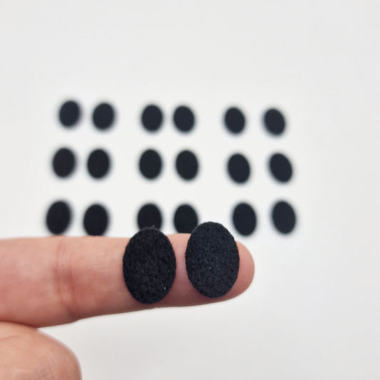 1" Kawaii Felt Eyes (5 pairs)