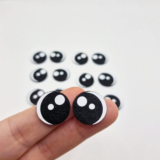1" Kawaii Felt Eyes (5 pairs)