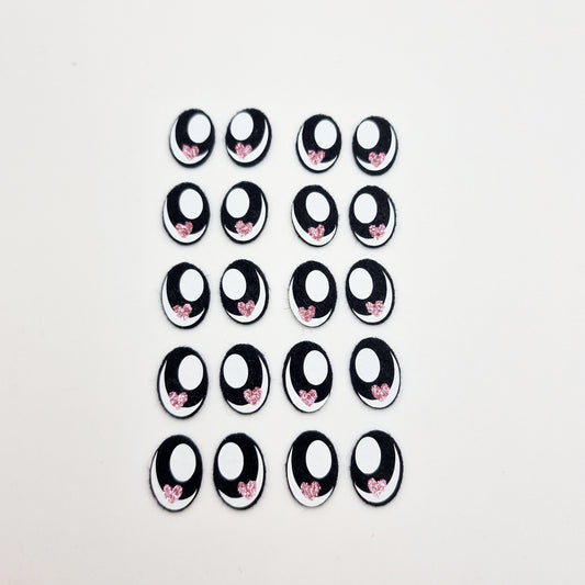 1" Kawaii Felt Eyes (5 pairs)