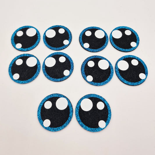 1" Kawaii Felt Eyes (5 pairs)