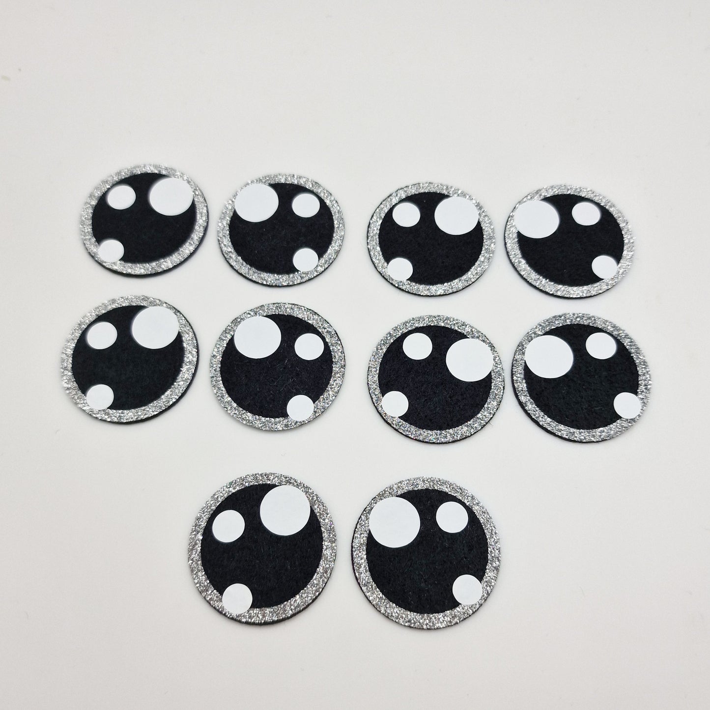 1" Kawaii Felt Eyes (5 pairs)