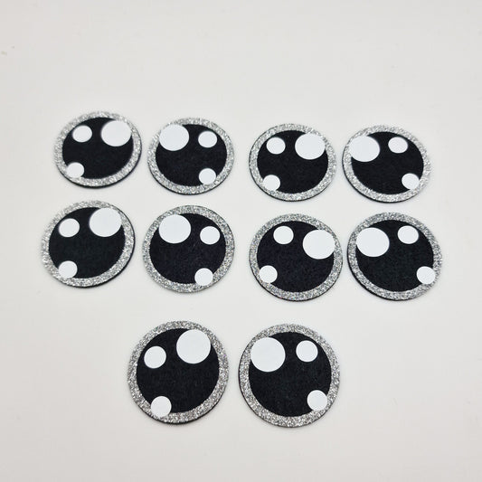 1" Kawaii Felt Eyes (5 pairs)