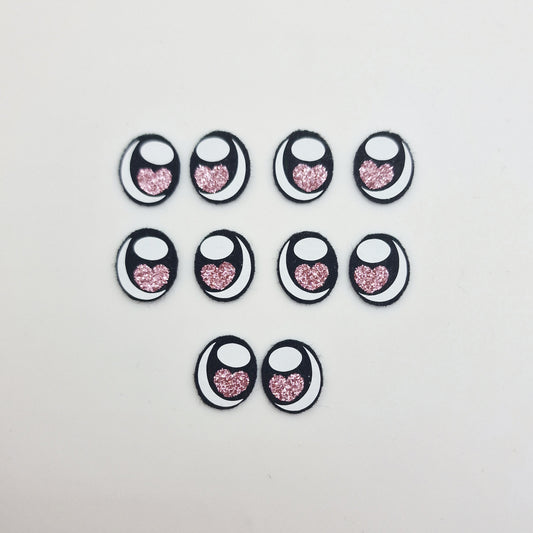 1" Kawaii Felt Eyes (5 pairs)