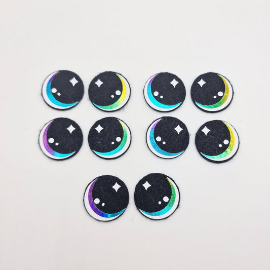 1" Kawaii Felt Eyes (5 pairs)