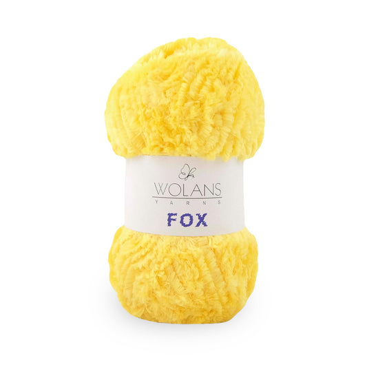 Yellow (11014) - Wolans Yarns Fox 100g