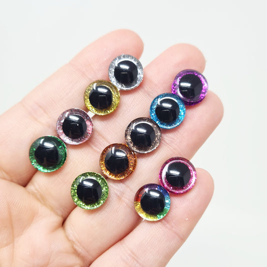 3D Glitter Safety Eyes