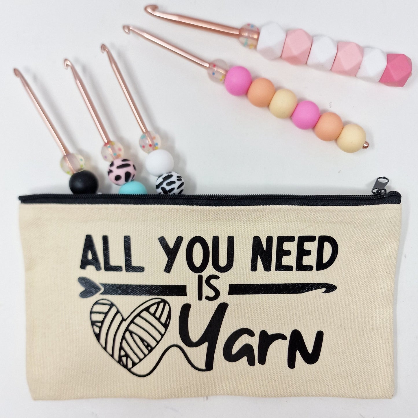 All you need is yarn zipper case